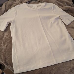 Club Monaco White Short Sleeve Tee